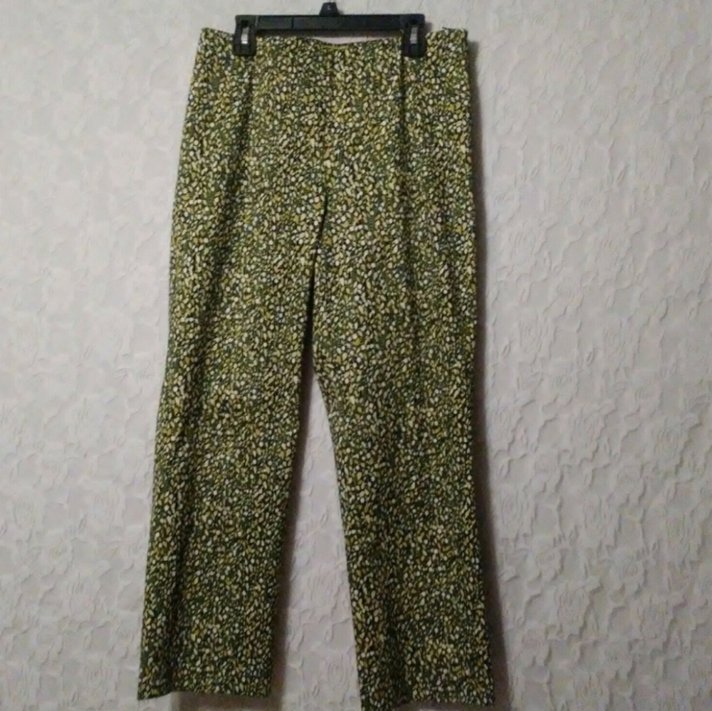 Sigrid Olsen Cropped Pants Women's Sz 4 Petite - Picture 9 of 9